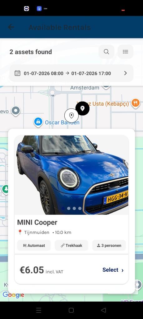 Vehicle selection